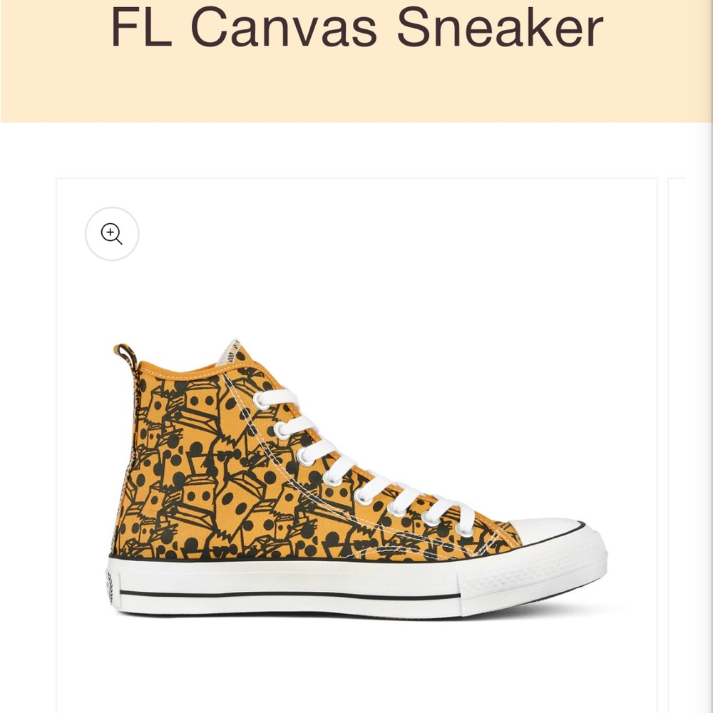 Yellow and Black Athletic High-Tops